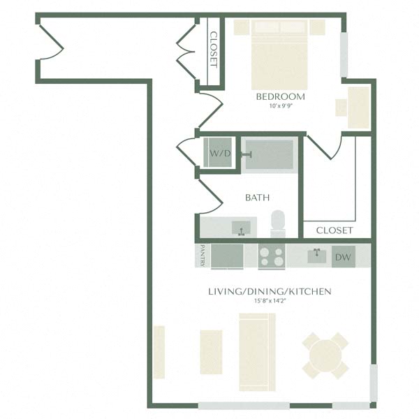 Floor plan layout diagram for A3
